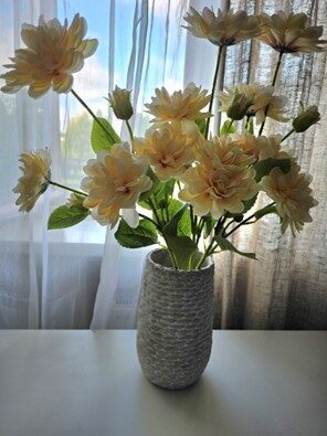 Mākslīgie ziedi nr.238-pušķis puķu.