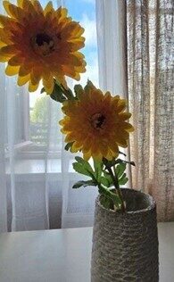 Mākslīgie ziedi nr.245-ziedi uz kāta 