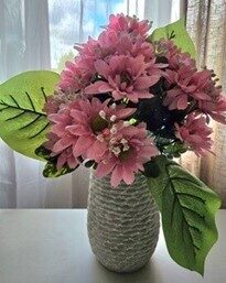 Mākslīgie ziedi nr.252-ziedi uz kāta 