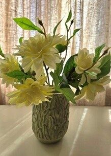 dahlia bouquet soft yellow no.81