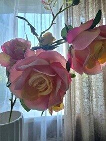 Artificial flowers No.171- rose branch