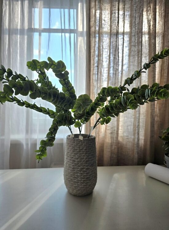 Artificial flowers No.214 - long eucalyptus leaves