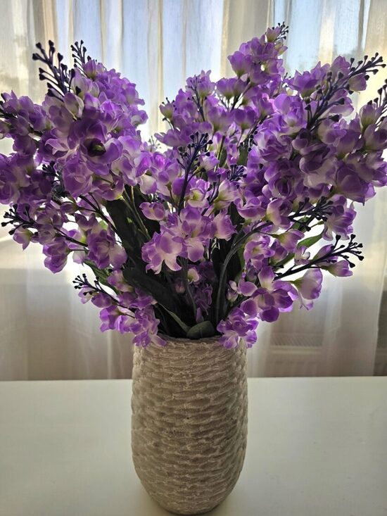 Artificial flowers No.156 - lefkoi bouquet