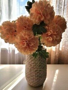 Artificial flowers No.220 - dahlia bouquet