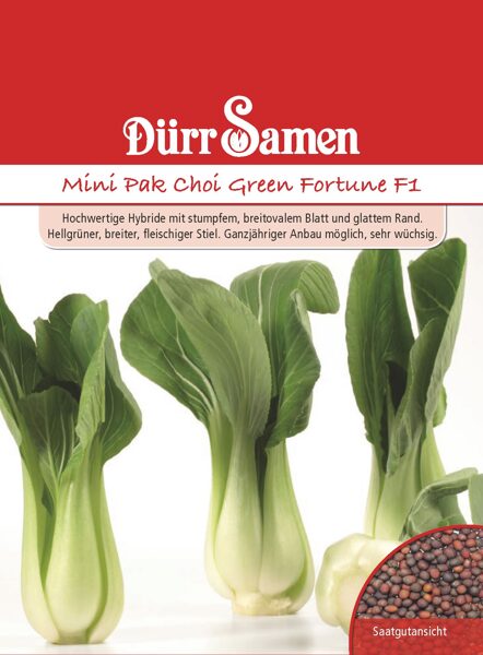 Turnip Mini Pak Choi Green Fortune F1