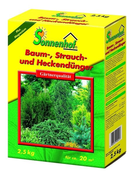 Sonnenhof fertilizer for trees, shrubs and hedges