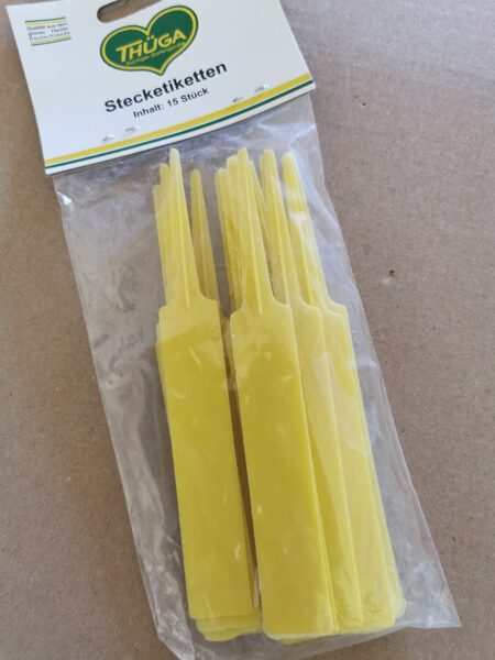 labels, pack of 15, size 2x9cm