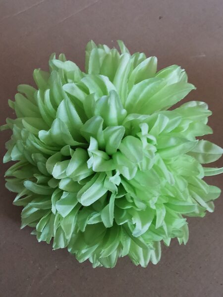 artificial chrysanthemum head, green