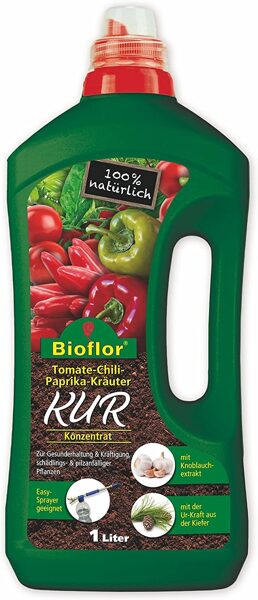 Bioflor līdzeklis tomātiem, čili, paprikai, garšaugiem 1l