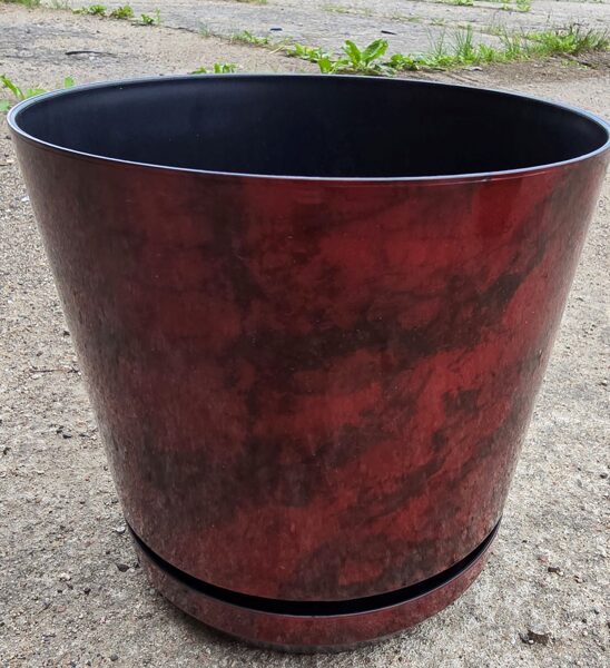 pods plastmasas kopā ar palikni, sarkans 