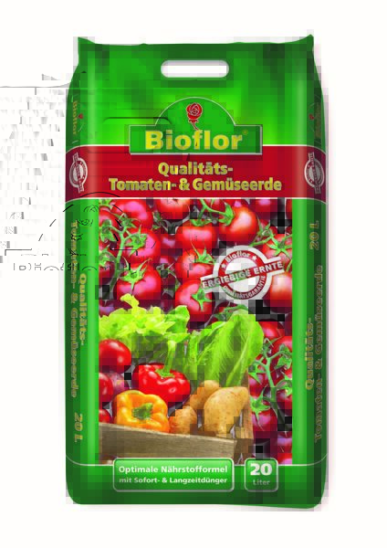 Bioflor augsne tomātiem un dārzeņiem 20l
